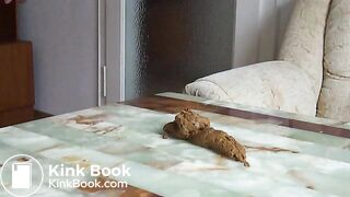 Mein Sonntagsschiss frisch auf den Tisch