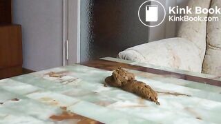 Mein Sonntagsschiss frisch auf den Tisch