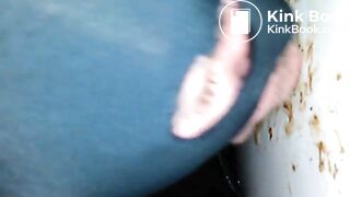 Eating a pile of chewed beautiful shit!!