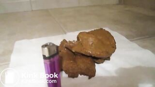 Big long constipated 4day turd