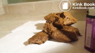 Big long constipated 4day turd
