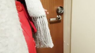 Naughty Diaper Girl Wets herself in a Fitting Room