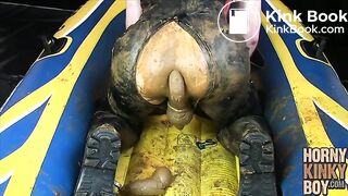 Turd Repacking Play in Rubber and Waders