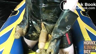 Turd Repacking Play in Rubber and Waders