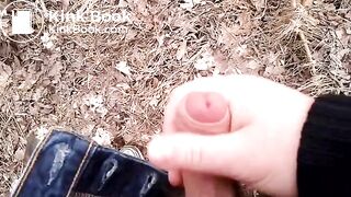 Cumshot Teen Solo Woods