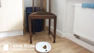 Ich scheisse vom Küchenstuhl