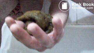 Shit in hand