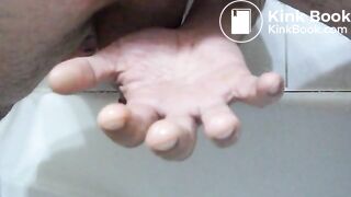 Shit in hand