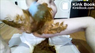 Diaper mess, smear and cum