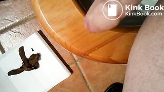 shitting and no hands cum