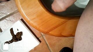 shitting and no hands cum