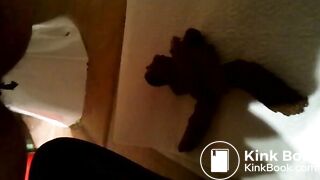 shitting and no hands cum