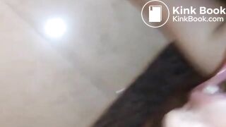 Teen boy eating scat