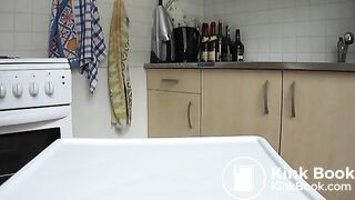 Auf den Küchentisch geschissen