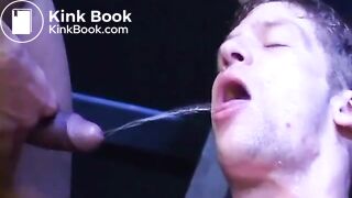 Gay pals enjoy hot urinating