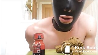 Masked twink shit eater