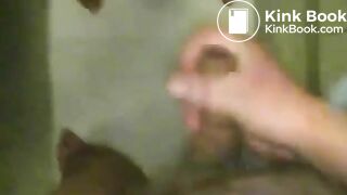 Old buddy tastes twink's urine