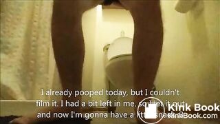 A nice snack of poop and cum