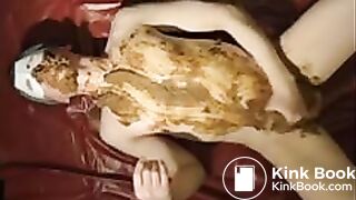 Solo male swallows shit