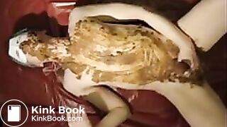 Solo male swallows shit