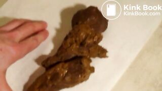 big thick dry shit logs 1-18-2013