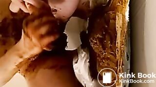 extremely messy diaper change and play