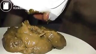 Drinking piss and eating shit