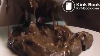 Drinking piss and eating shit