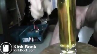 Drinking piss and eating shit