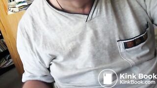 Enjoying morning shit