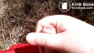 cumshot in the Wood