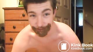 Hot twink smearing shit