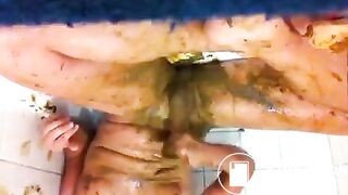 schmutzig aber leider auf dem kopf:-(