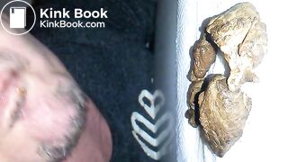 Eating some turd chunks