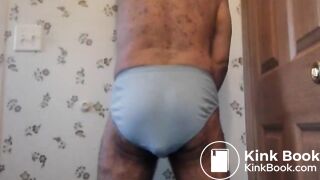Pooped In Blue Panties