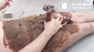 scat in bathroom, nasty smell!!! part 2 cum!!!