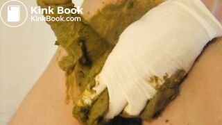 totally smeared shit dick