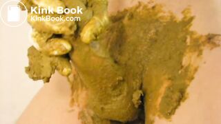 totally smeared shit dick