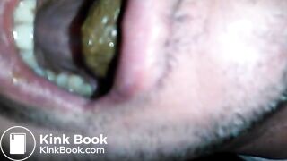 Swallowing turds outside 1