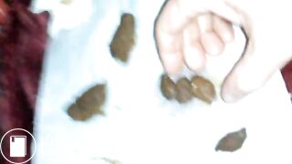 Swallowing turds outside 1