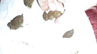 Swallowing turds outside 1