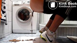 Sportboy scheisst dünnschiss