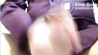 sitting and shitting on the toilet, wank and cum