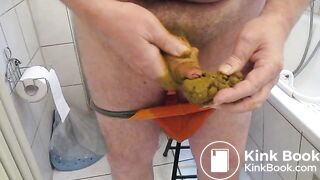 again smear wank cum