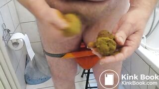 again smear wank cum