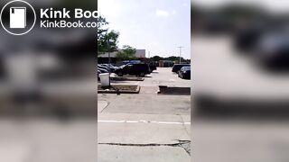 Trucker caught pissing and shitting