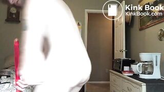 Eating Shit off Dildo