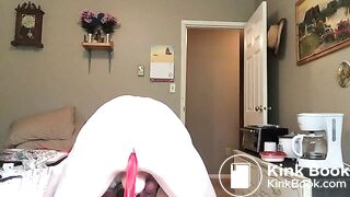 Eating Shit off Dildo