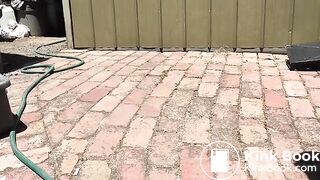 Piss fun - Piss shower outdoors