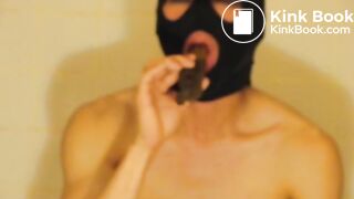 Gay Young Asian Pig throat fuck hard shit and swallow